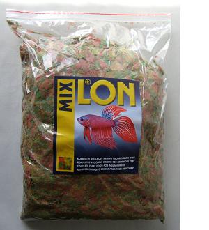 LON MIX, univerzální vločkové krmivo, sáček se zipem, 1kg