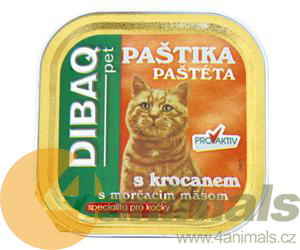 Paštika DIBAQ PET kočka krocaní - 100g