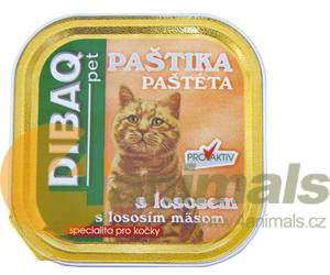 Paštika DIBAQ PET kočka lososí - 100g