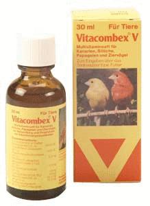 Vitacombex V, multivitamínová šťáva pro okrasné ptactvo, 30ml