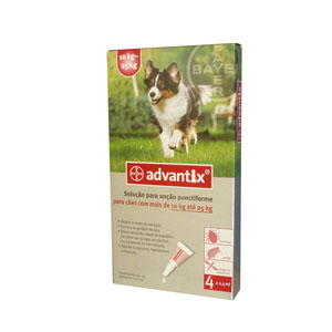 Advantix Spot On pro psy do 10-25 kg (1 pipeta - 1 x 2,5ml)