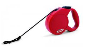Vodítko FLEXI CAT Classic 3m/8kg Lanko Červená