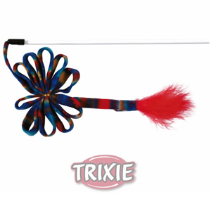 Udička s fleecovým páskem a catnipem 35cm/1,6m