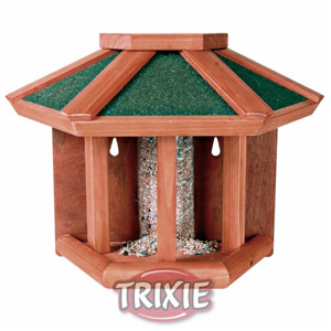 Krmítko NATURA s plastovým zásobníkem TRIXIE