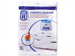 Uhlíkový molitan do menší fontány Cat It Fresh&Clean