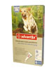Advantix Spot On pro psy nad 25 kg (1 pipeta - 1 x 4 ml)